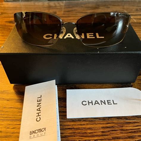 Chanel 4117B Vintage Crystal CC Sunglasses 